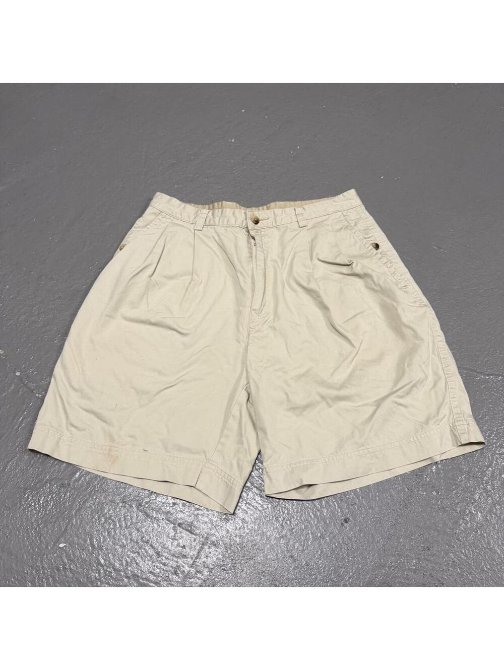 2000s Nautica Cream Colored Baggy Shorts